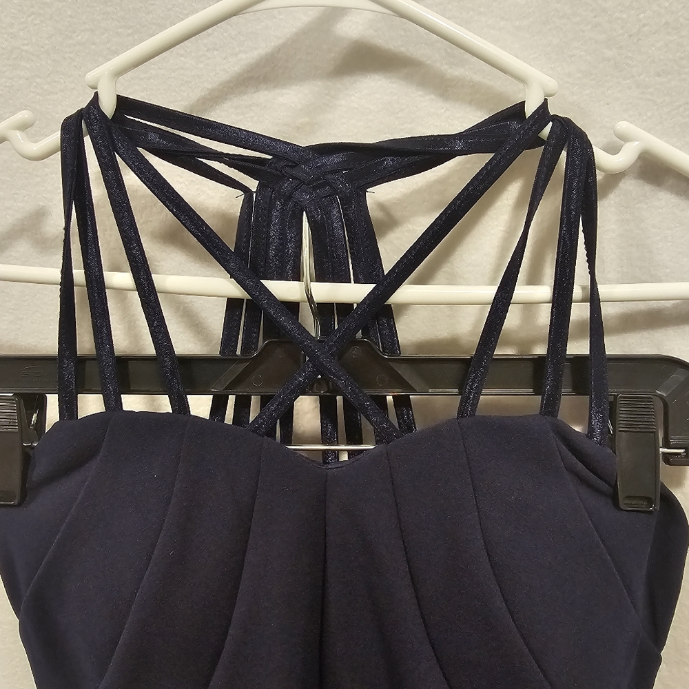 Emerald Sundae Mini Navy Blue Dress Women's Medium - Picture 2 of 7